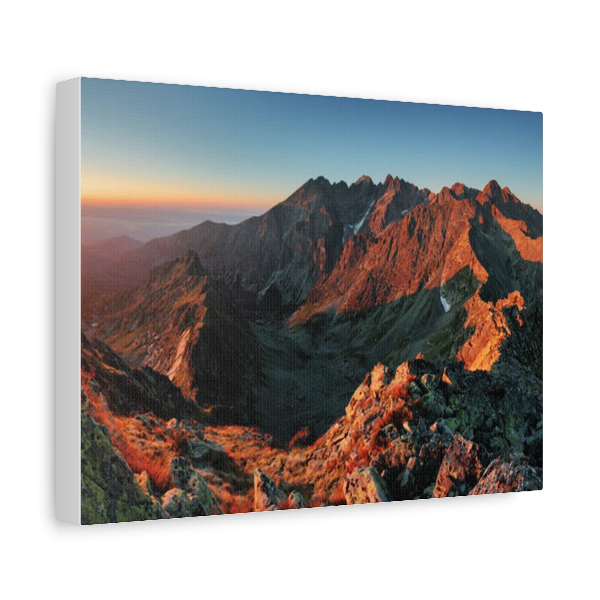 Mountain Landscape Canvas Print, Nature Wall Art for Home Decor, Gift for Nature Lovers, Scenic Artwork for Living Room, Office Decoration